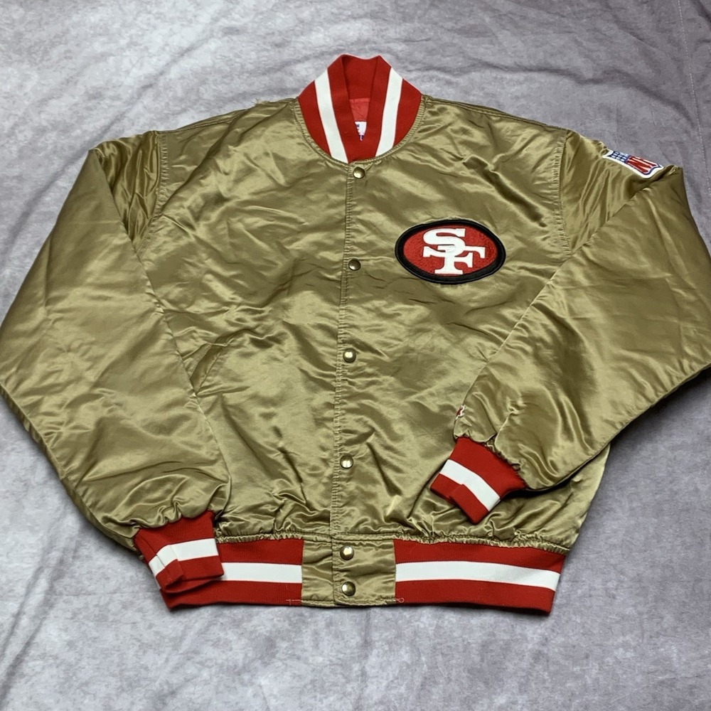 Vintage Pro Line by Starter San Francisco 49ers NFL Satin Starter Jacket Sz Xl